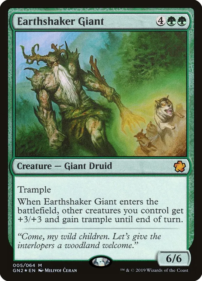 Earthshaker Giant Front Face