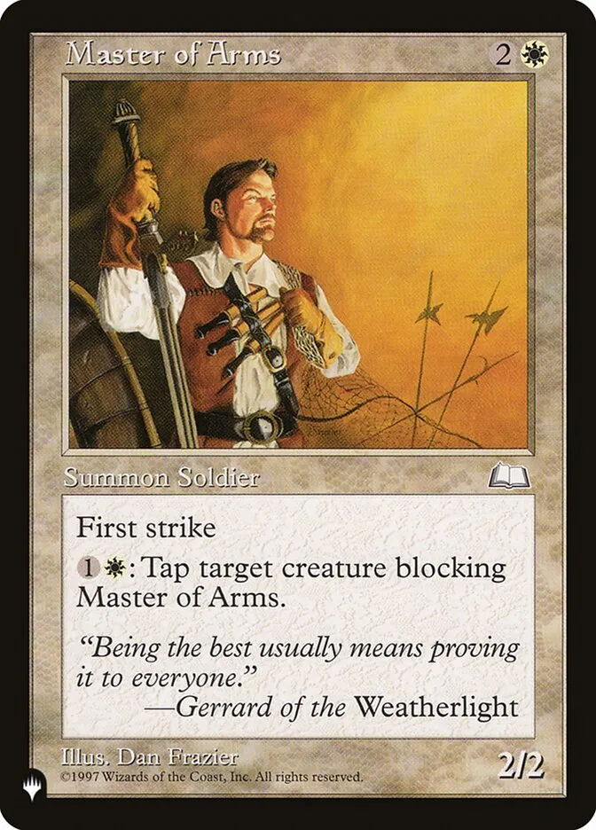 Master of Arms Front Face
