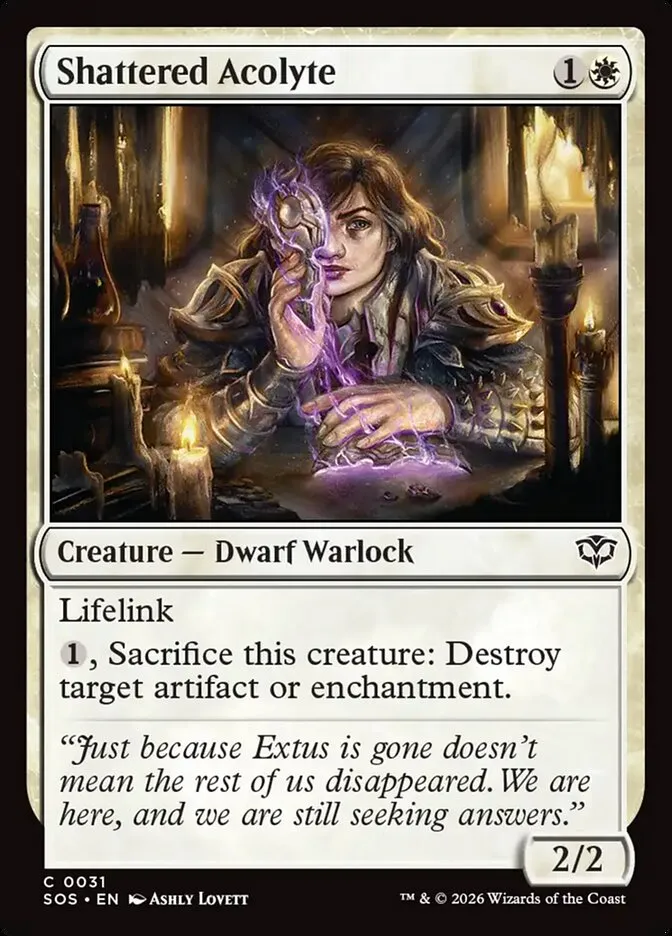 Shattered Acolyte Front Face