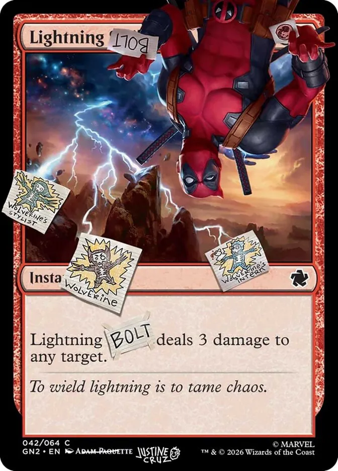 Lightning Bolt Front Face