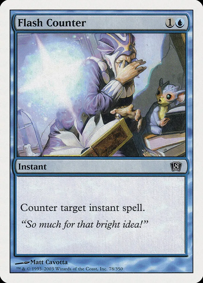 Flash Counter Front Face