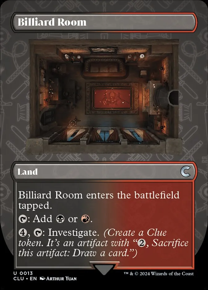 Billiard Room Front Face