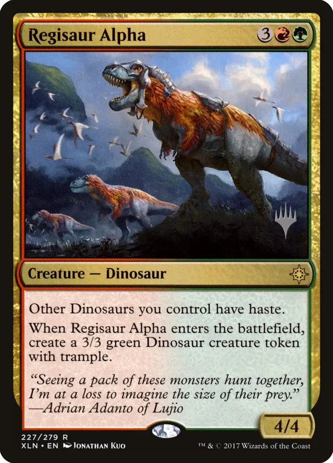 Regisaur Alpha Front Face