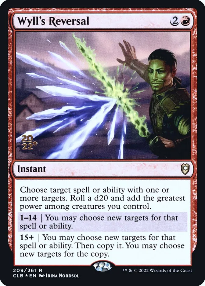 Wyll's Reversal Front Face