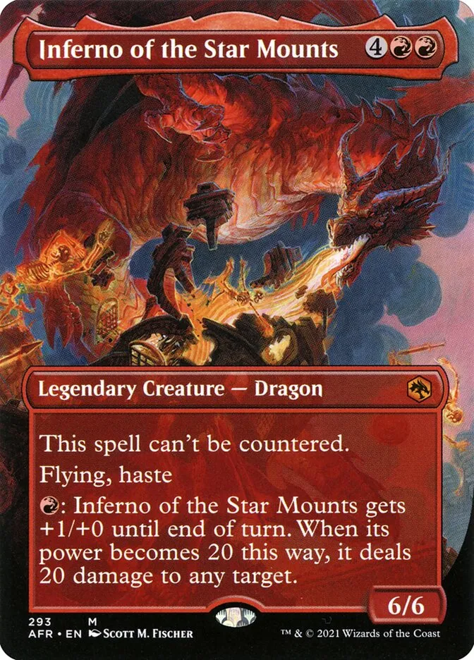 Inferno of the Star Mounts Front Face