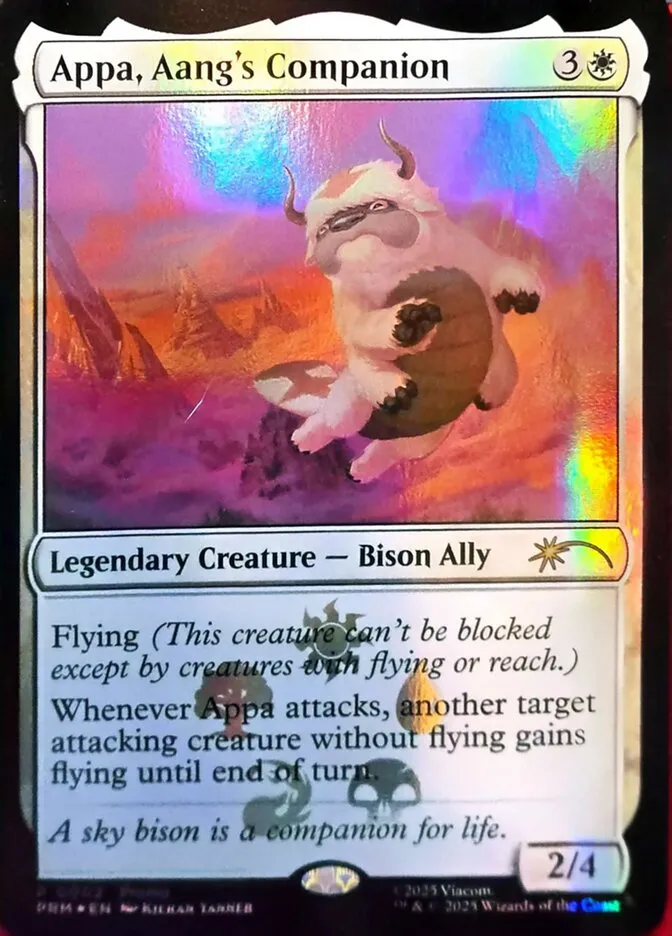 Appa, Aang's Companion Front Face