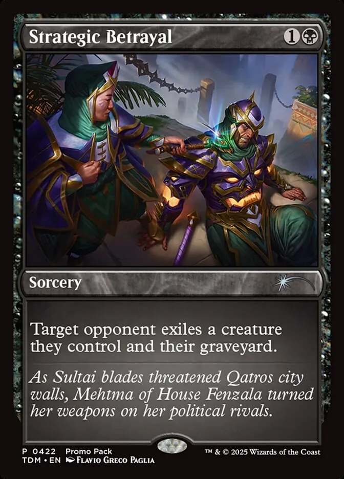 Strategic Betrayal Front Face