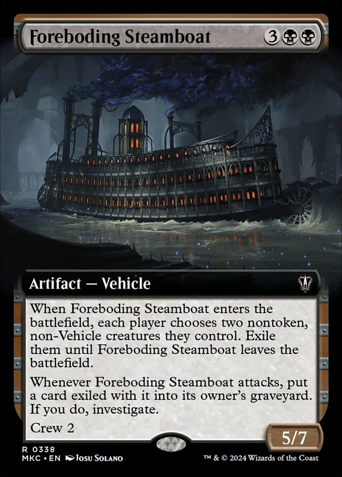 Foreboding Steamboat Front Face