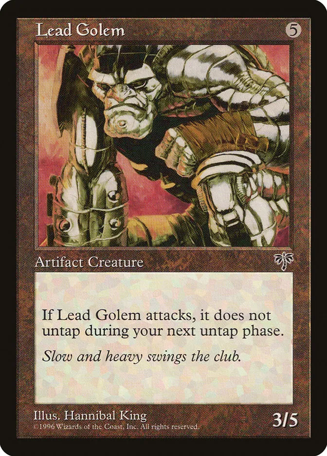 Lead Golem Front Face