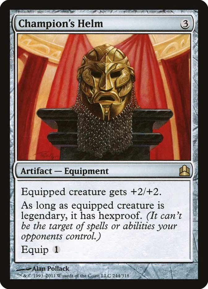Champion's Helm Front Face