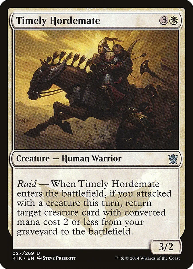 Timely Hordemate Front Face