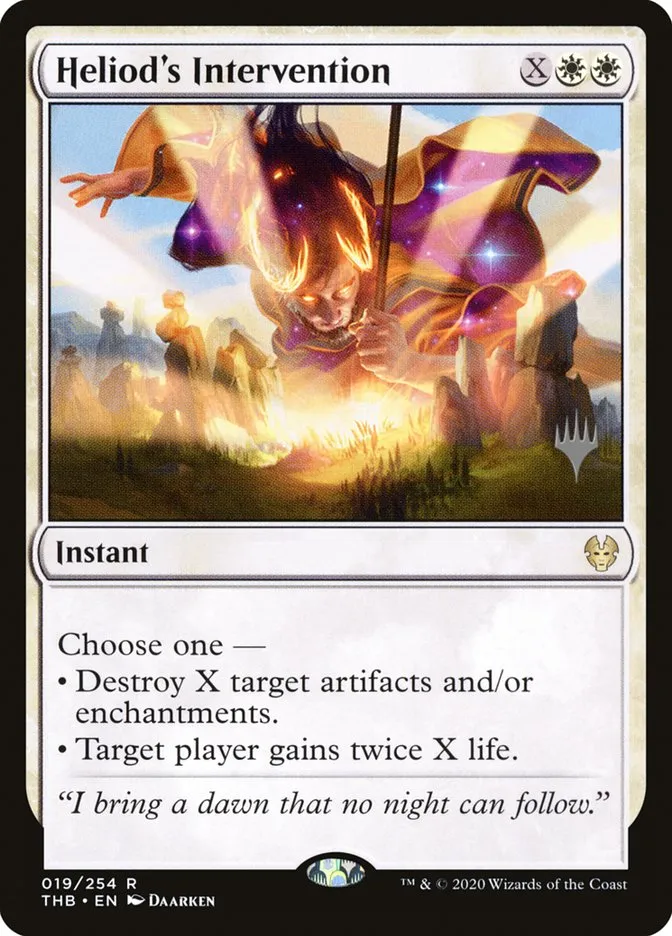 Heliod's Intervention Front Face