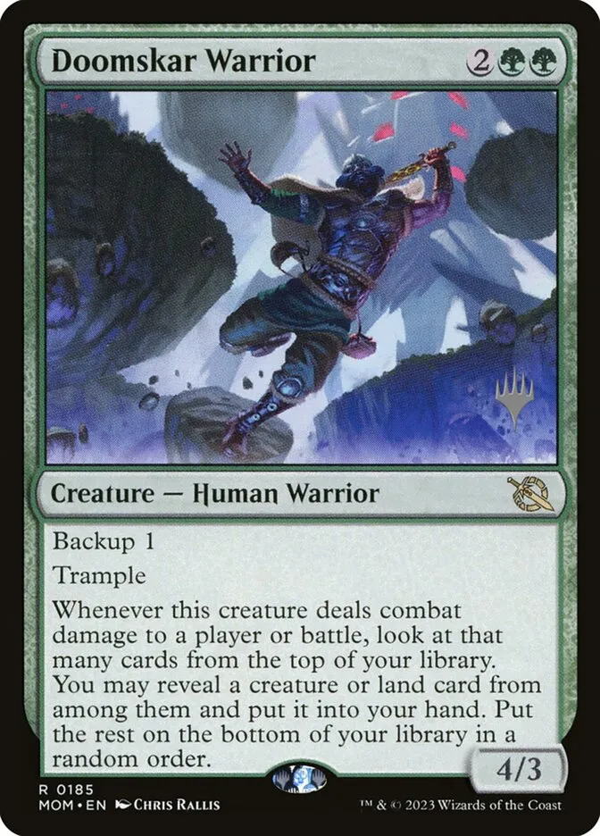 Doomskar Warrior Front Face