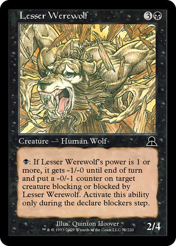 Lesser Werewolf Front Face