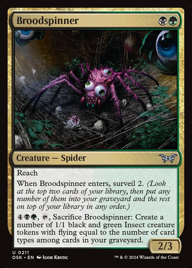 Broodspinner Front Face