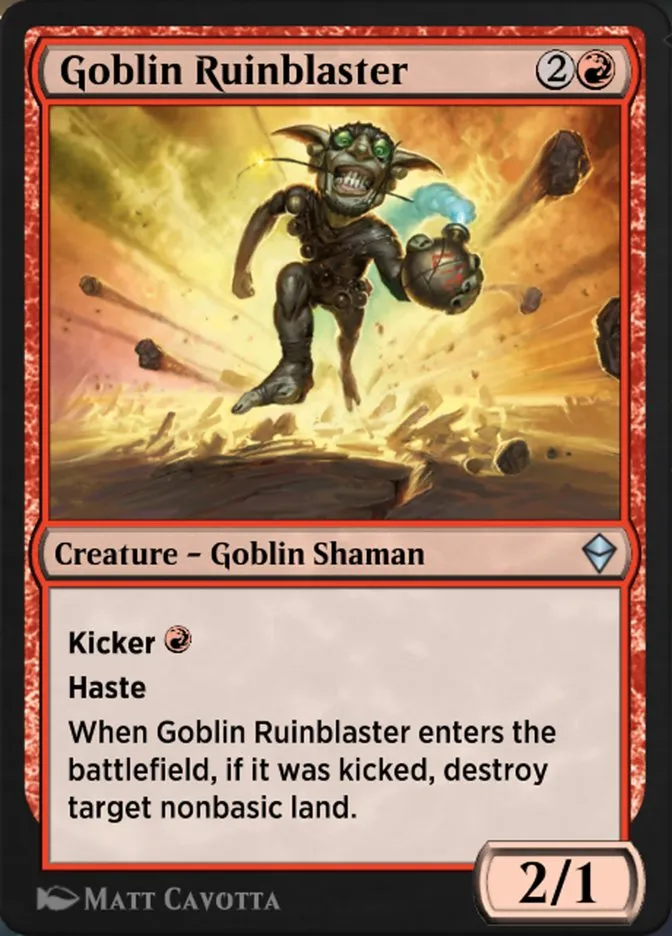 Goblin Ruinblaster Front Face