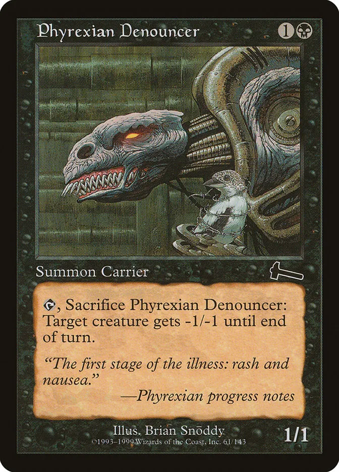 Phyrexian Denouncer Front Face