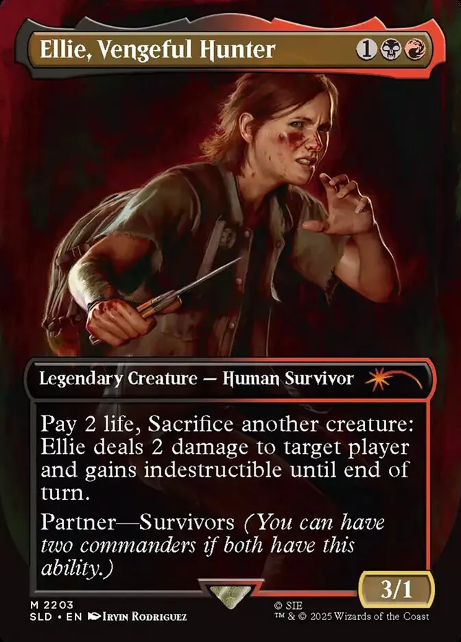 Ellie, Vengeful Hunter Front Face