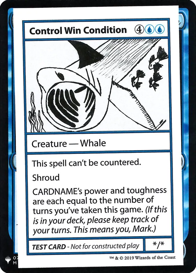 Control Win Condition Front Face