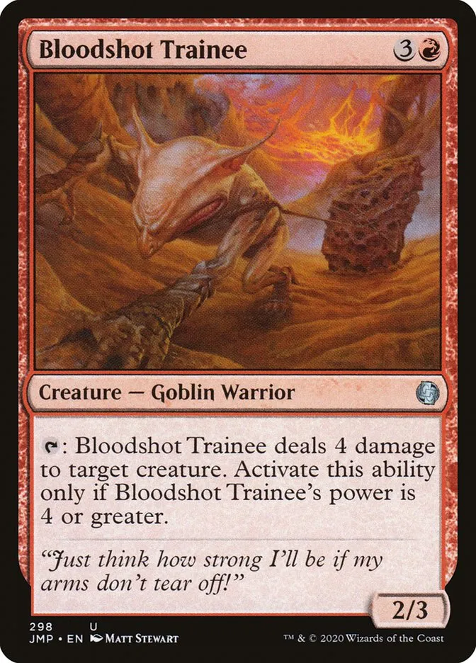 Bloodshot Trainee Front Face