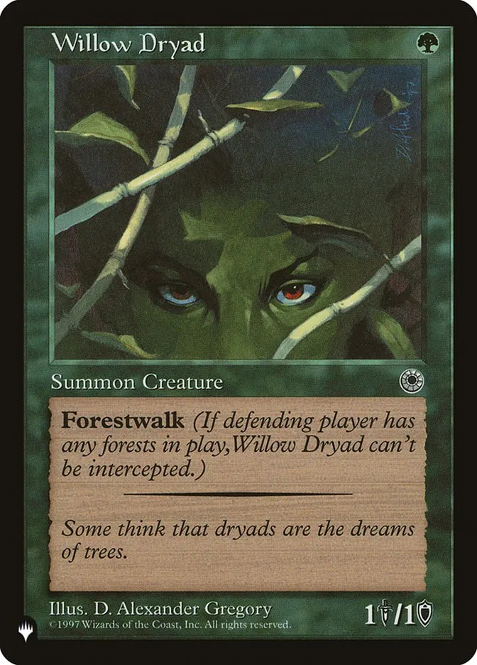 Willow Dryad Front Face