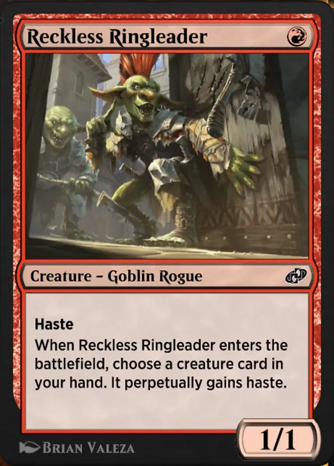 Reckless Ringleader Front Face