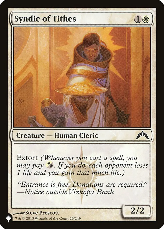 Syndic of Tithes Front Face