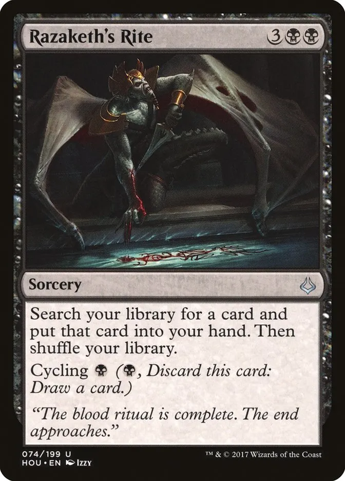 Razaketh's Rite Front Face