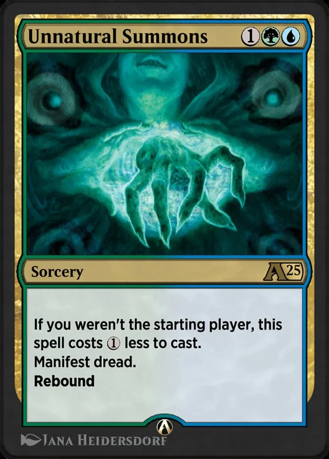 Unnatural Summons Front Face
