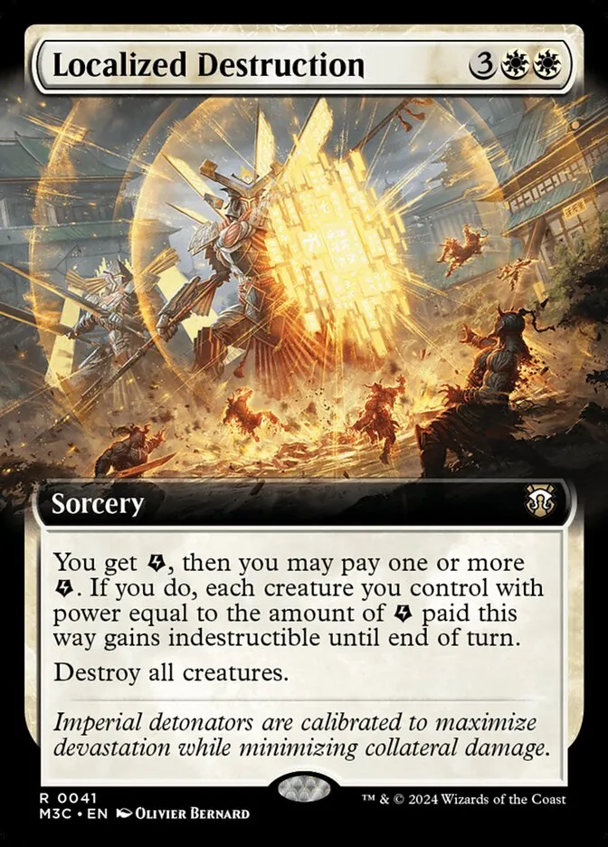 Localized Destruction Front Face