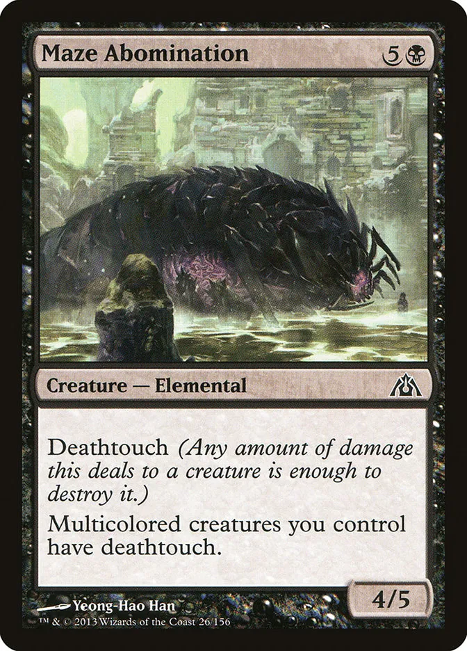 Maze Abomination Front Face