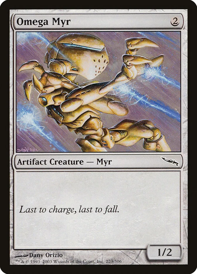 Omega Myr Front Face