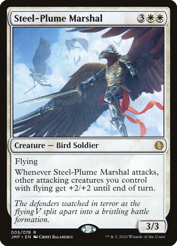 Steel-Plume Marshal Front Face