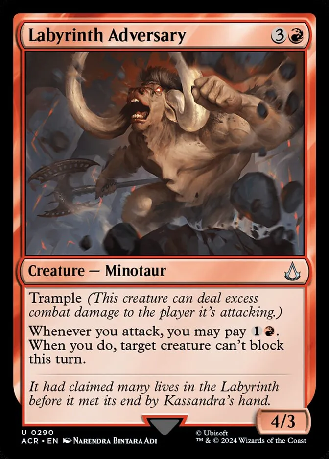 Labyrinth Adversary Front Face