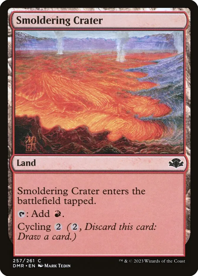 Smoldering Crater Front Face