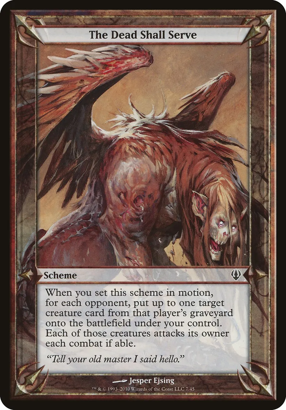 The Dead Shall Serve Front Face