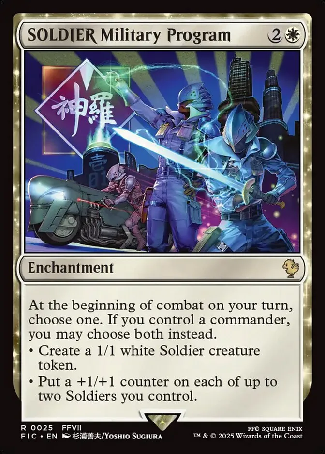 SOLDIER Military Program Front Face