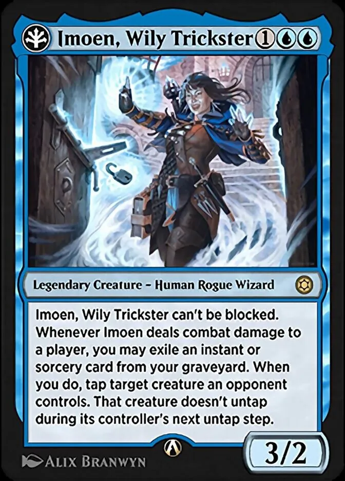 Imoen, Wily Trickster Front Face
