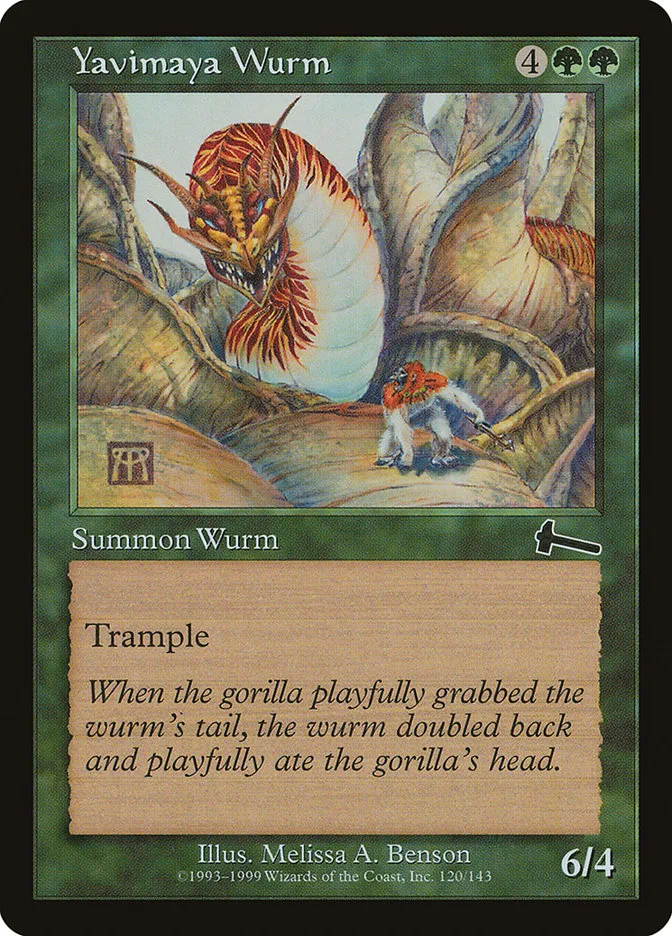 Yavimaya Wurm Front Face