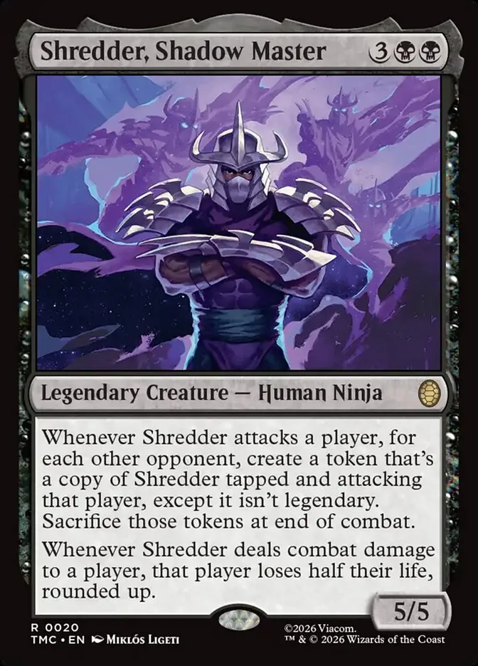 Shredder, Shadow Master Front Face