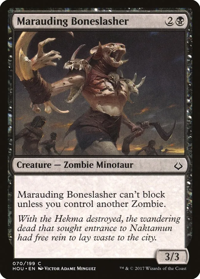 Marauding Boneslasher Front Face