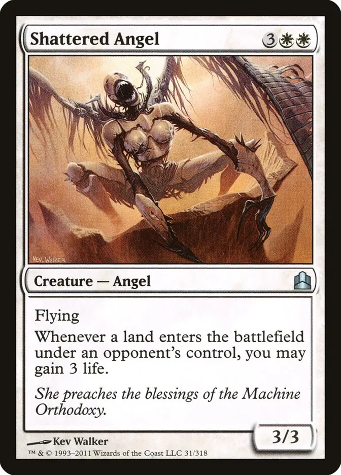 Shattered Angel Front Face