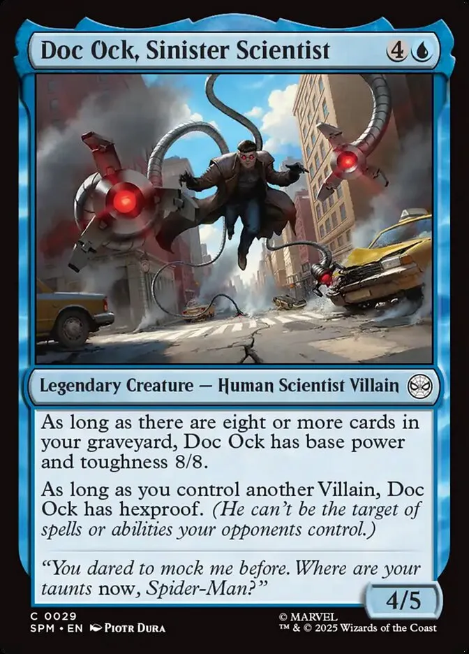 Doc Ock, Sinister Scientist Front Face