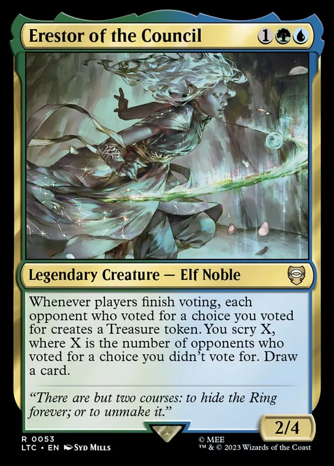 Erestor of the Council Front Face