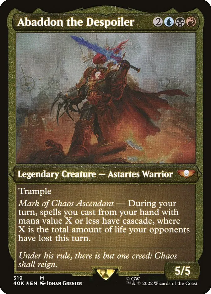 Abaddon the Despoiler Front Face