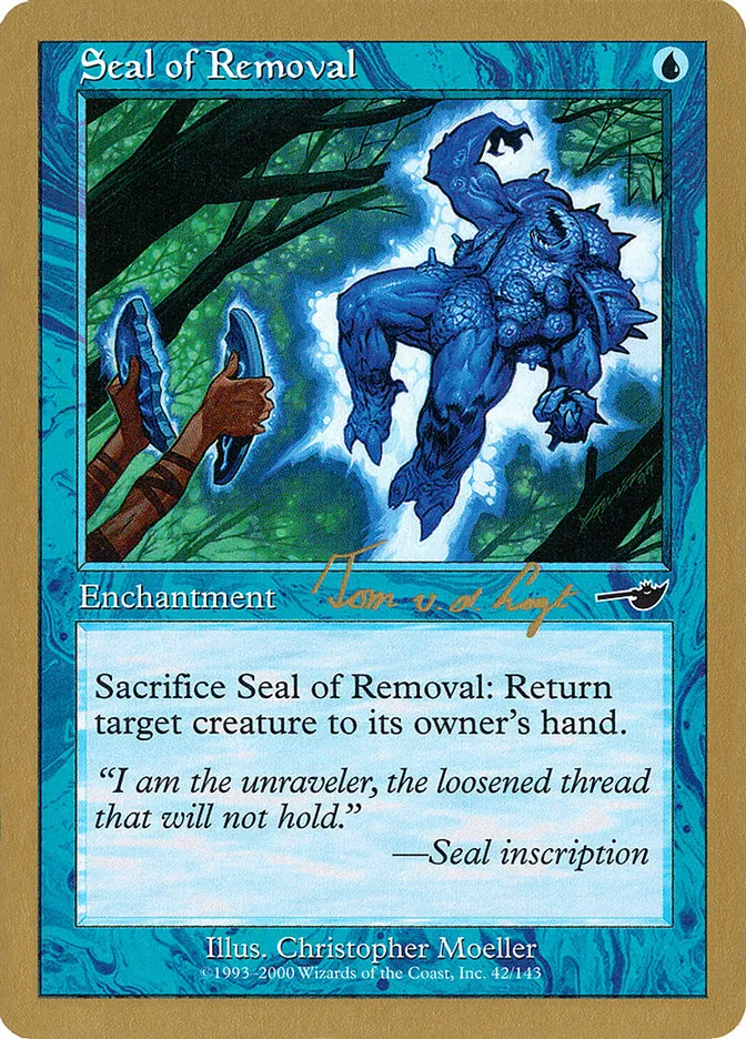 Seal of Removal Front Face