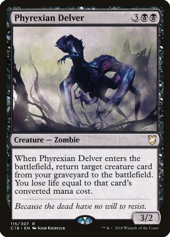 Phyrexian Delver Front Face