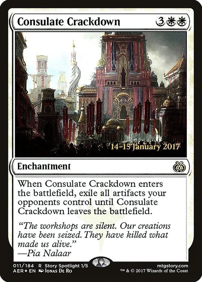 Consulate Crackdown Front Face