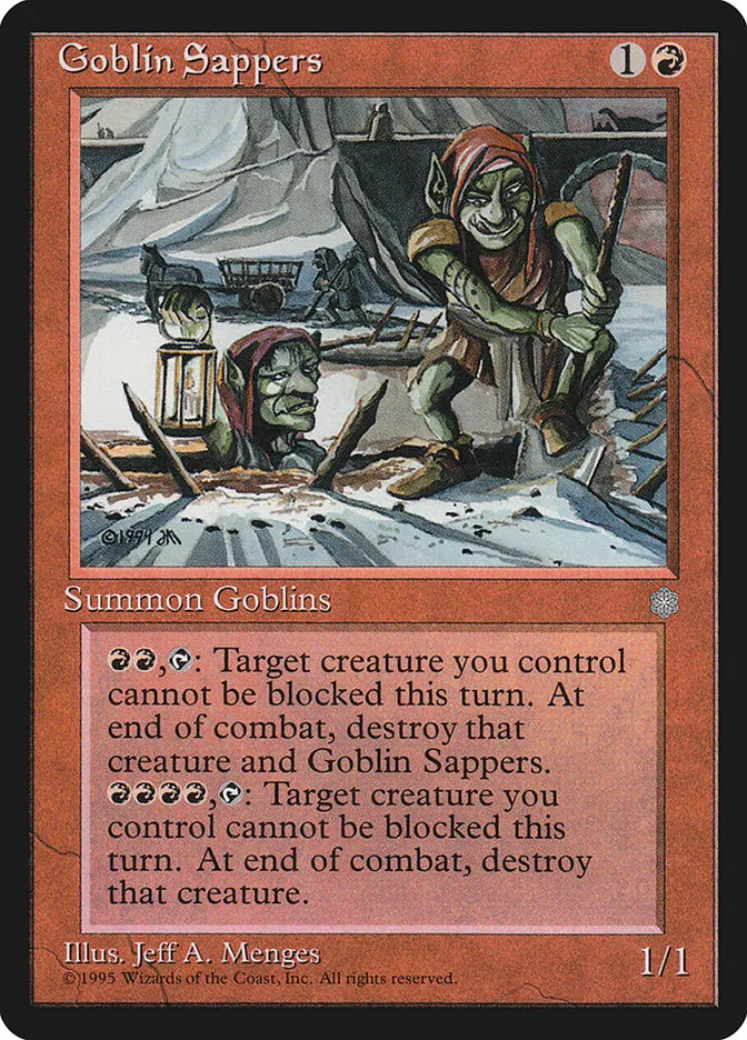 Goblin Sappers Front Face