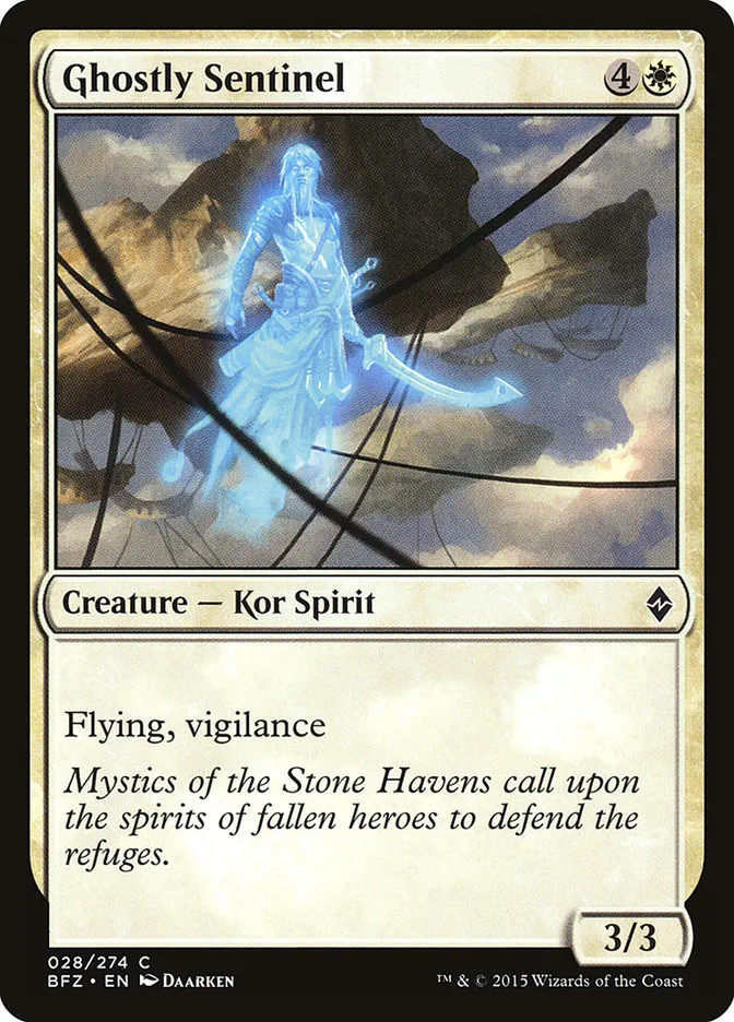 Ghostly Sentinel Front Face